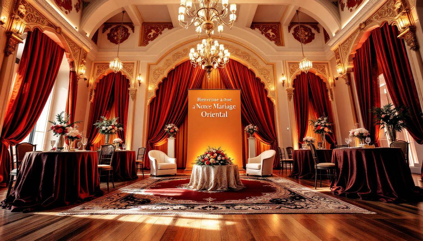 Guide 2025 : Trouver une Salle de Réception Pas Cher pour Mariage Oriental à Lyon