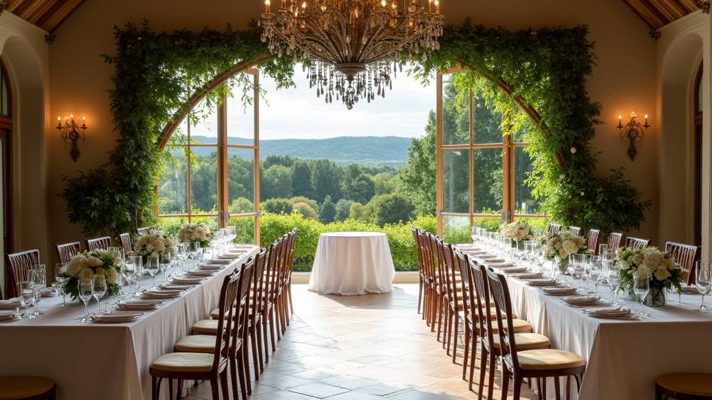 Cérémonie de mariage intime dans une cour Renaissance du Vieux Lyon