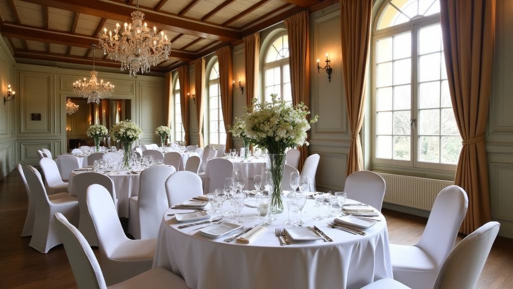 Vue aérienne d'un château au milieu des vignes du Beaujolais