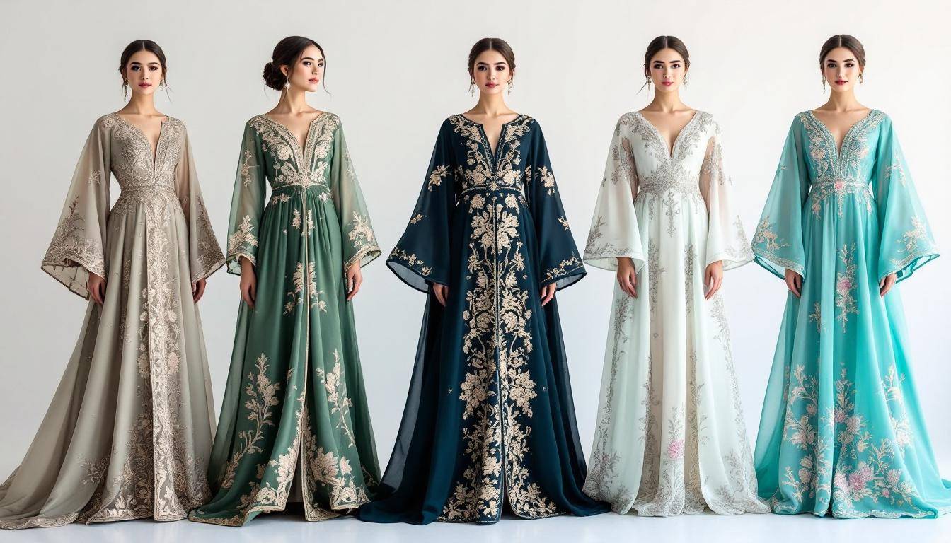 Collection robes de mariée orientales caftans karakous
