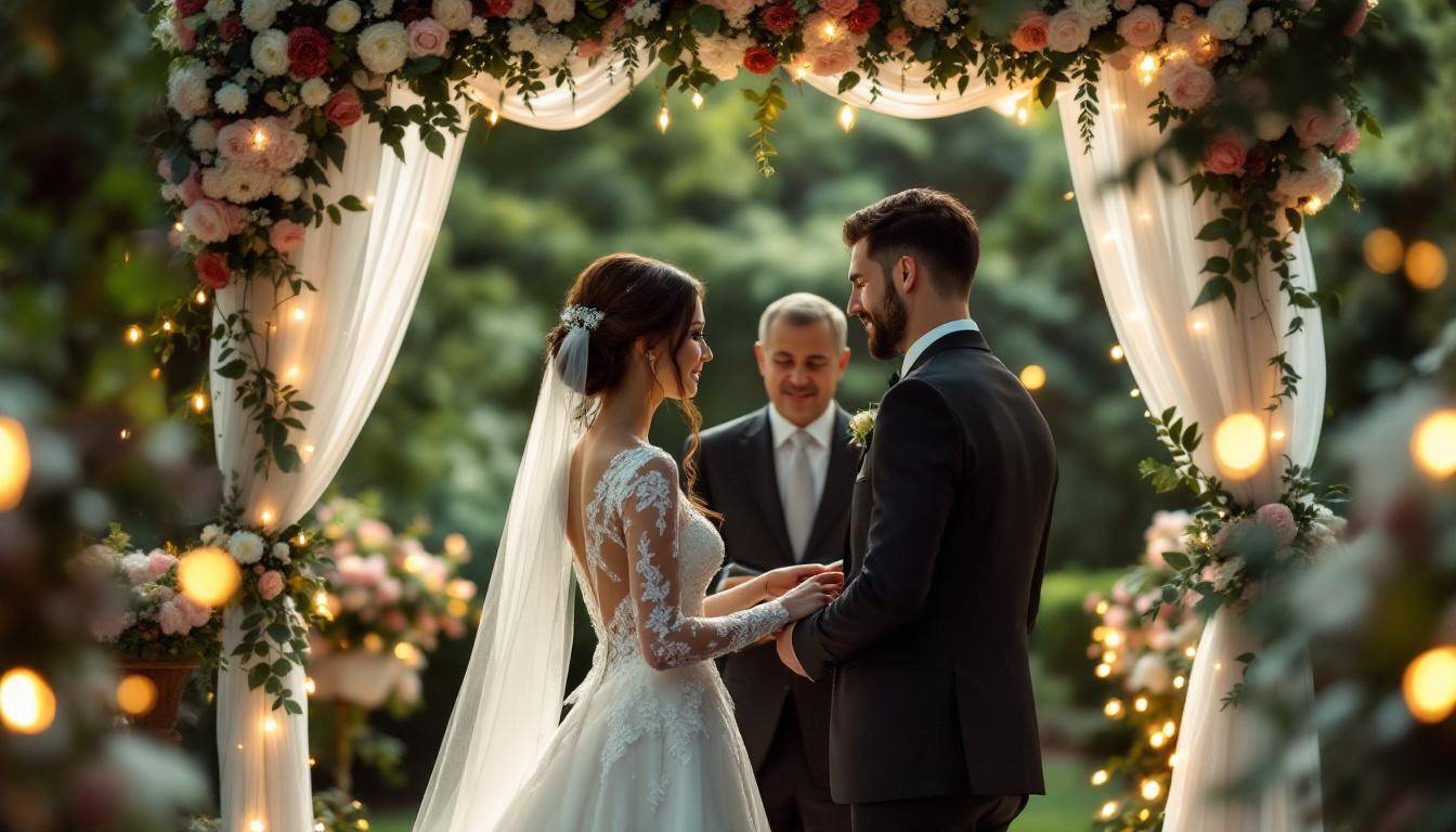 Décoration orientale pour mariage marocain avec trône des mariés