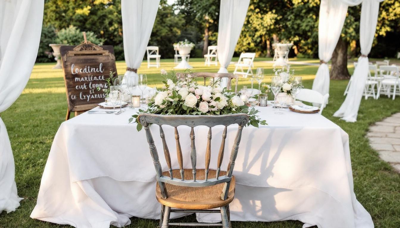 Location Matériel Mariage Lyon & Est Lyonnais : Le Guide Complet 2025