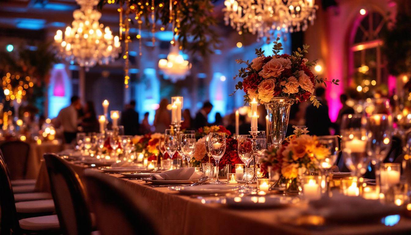 Péniche aménagée pour une soirée thématique