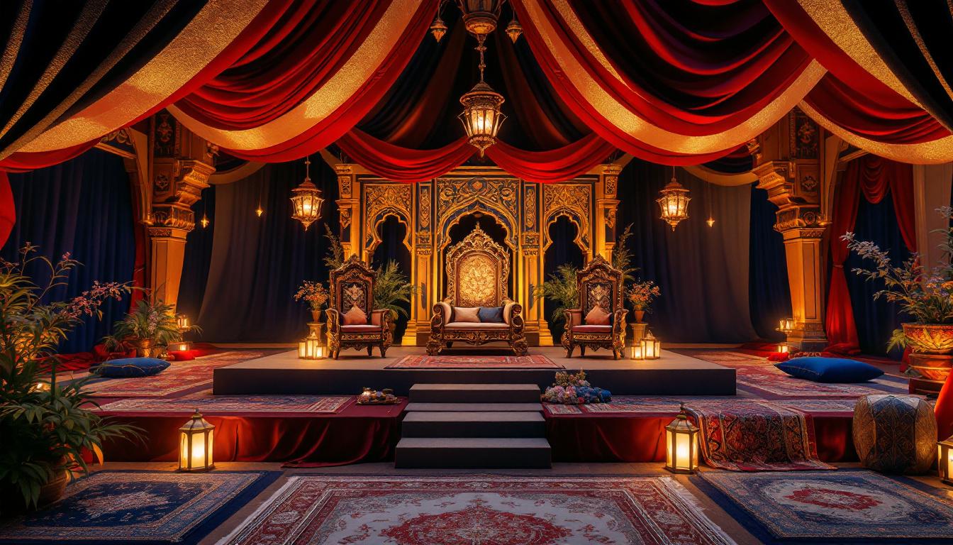 Location Décoration Orientale Mariage Lyon : Matériel & Trônes (2025)