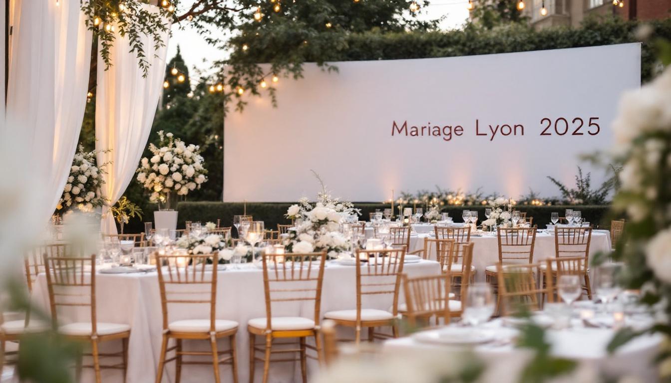 Location Tables et Chaises Mariage Lyon : Le Guide Complet 2025