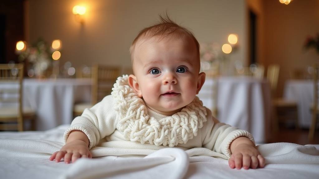 Salle de réception élégante pour baptême à Lyon avec décoration festive