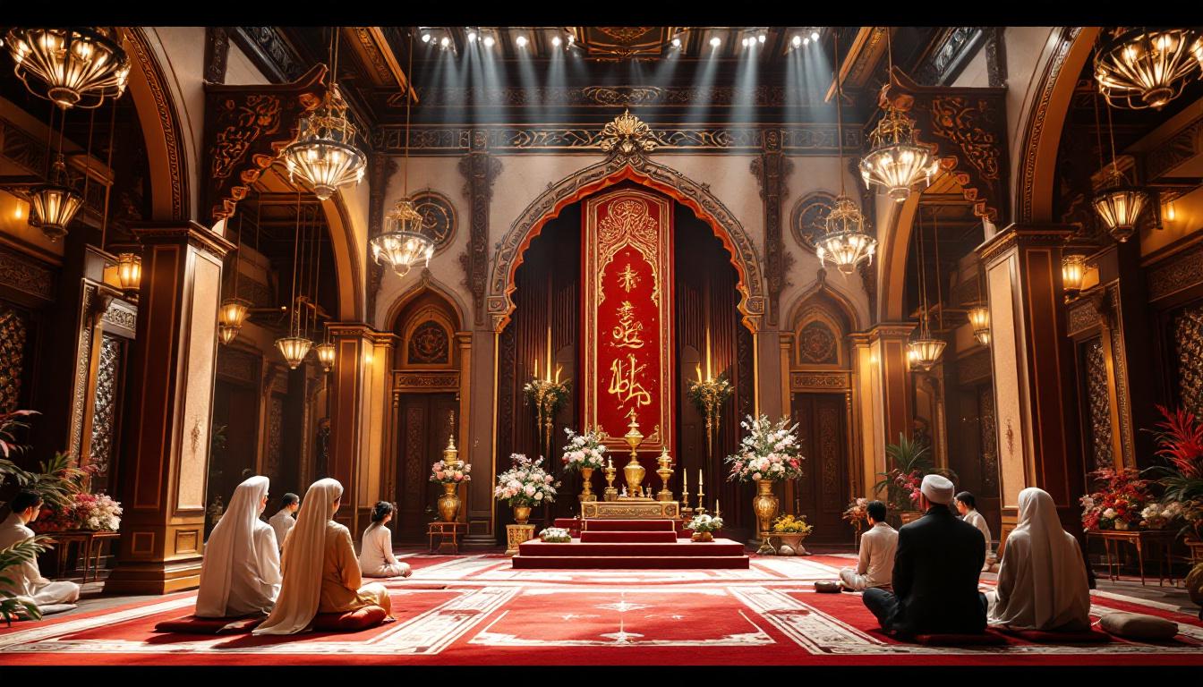 Mariage Oriental sur Mesure à Lyon : Salle de Prière & Décoration Exquise