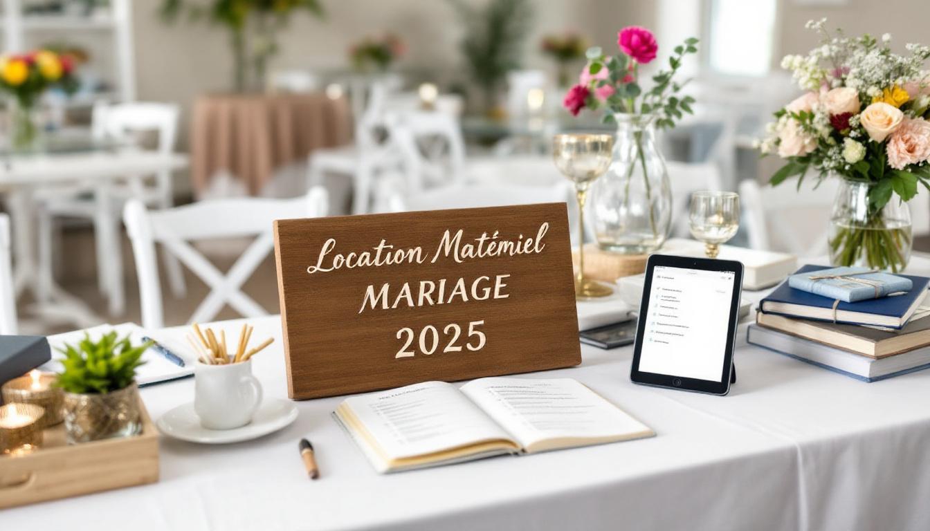 Location Matériel Mariage : Le Guide Complet 2025 pour Tout Louer