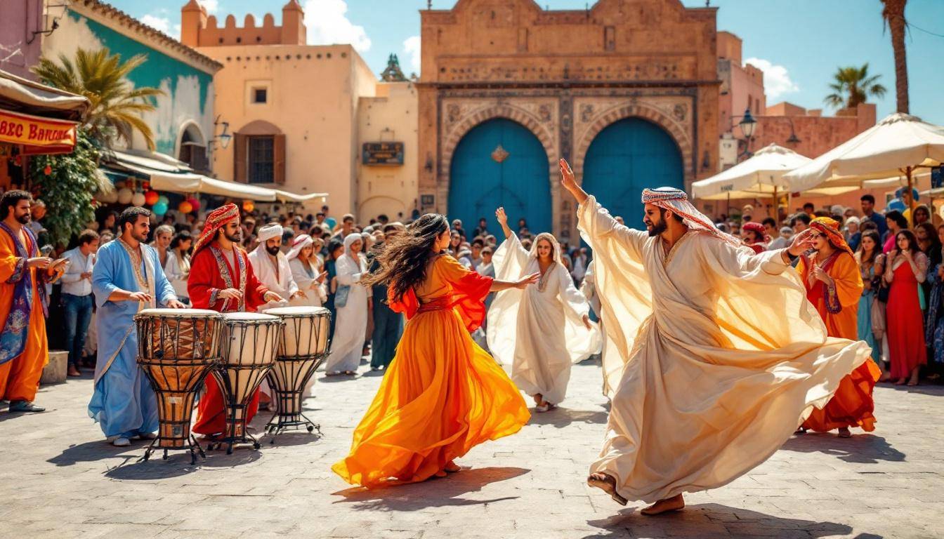 Musiciens traditionnels lors d'un mariage oriental