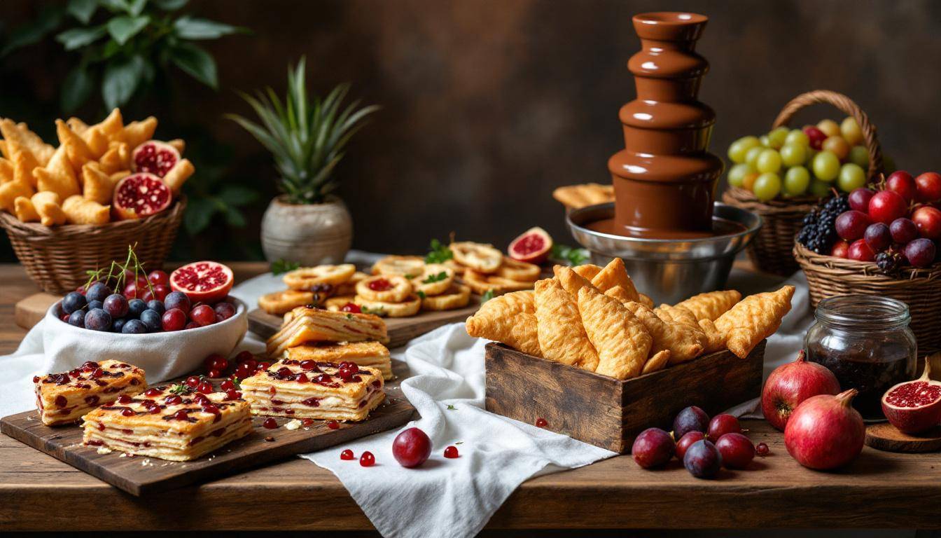 Pâtisseries orientales pour mariage dans le Rhône