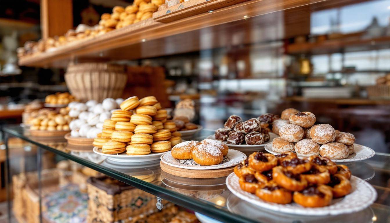 Assortiment de pâtisseries orientales traditionnelles