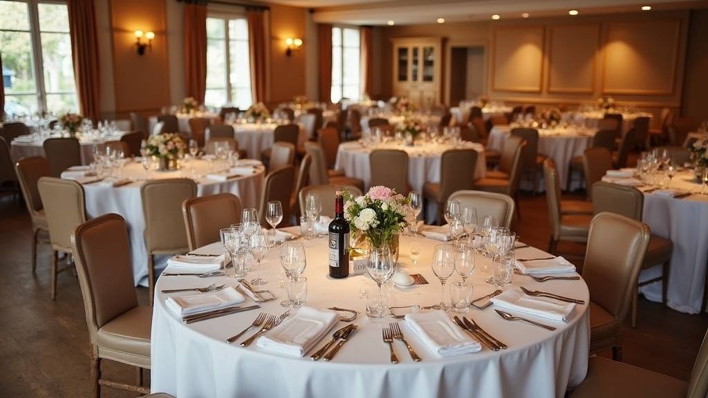 Salle de réception élégante à Meyzieu pour anniversaire et baptême