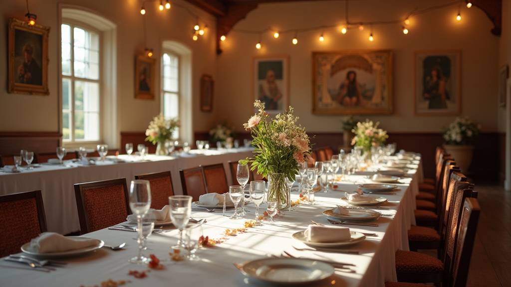 Salle de réception élégante à Saint-Étienne pour anniversaire et baptême