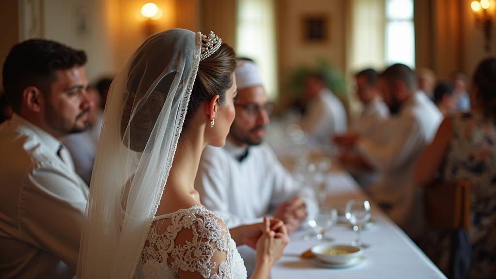 Espace séparé pour mariage musulman à Lyon