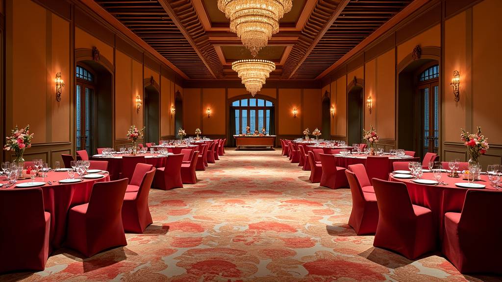 Couple en tenues traditionnelles orientales lors de leur mariage réussi avec décoration authentique