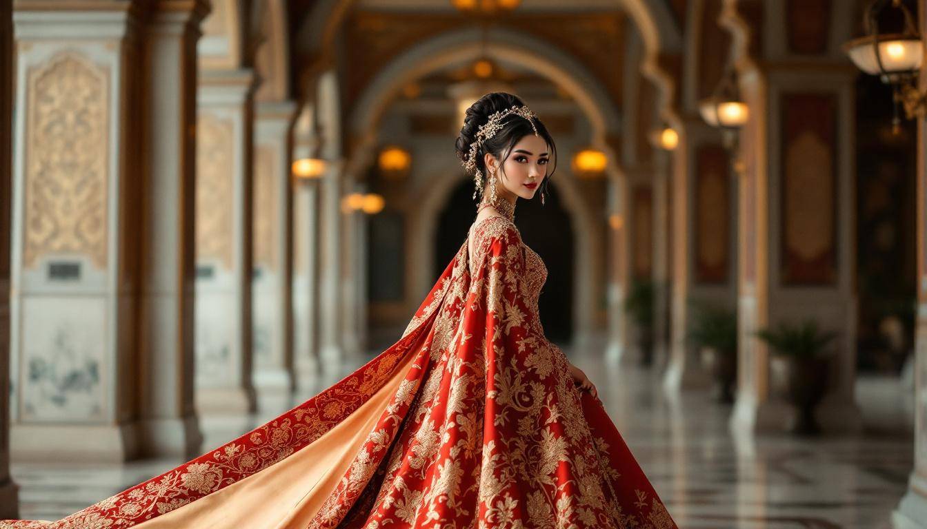 Différentes tenues traditionnelles pour mariage oriental