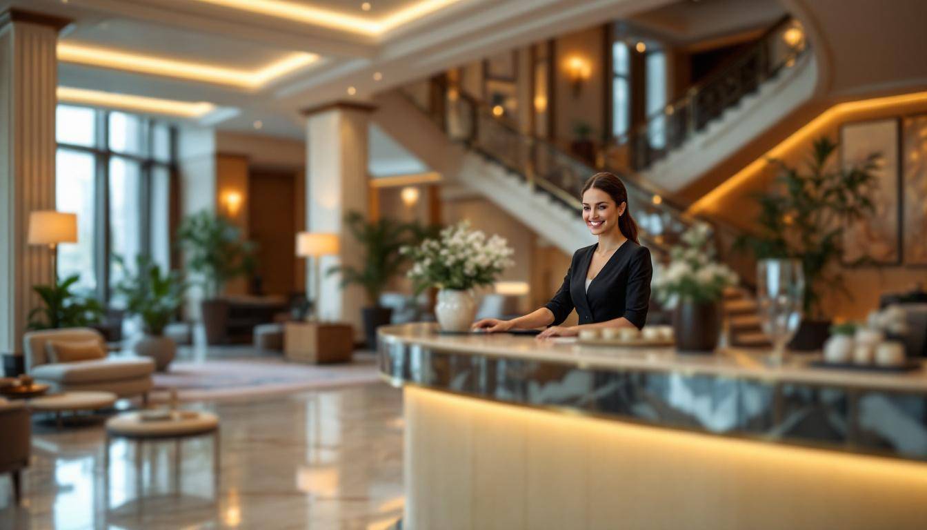 Buffet gastronomique oriental avec spécialités marocaines traditionnelles