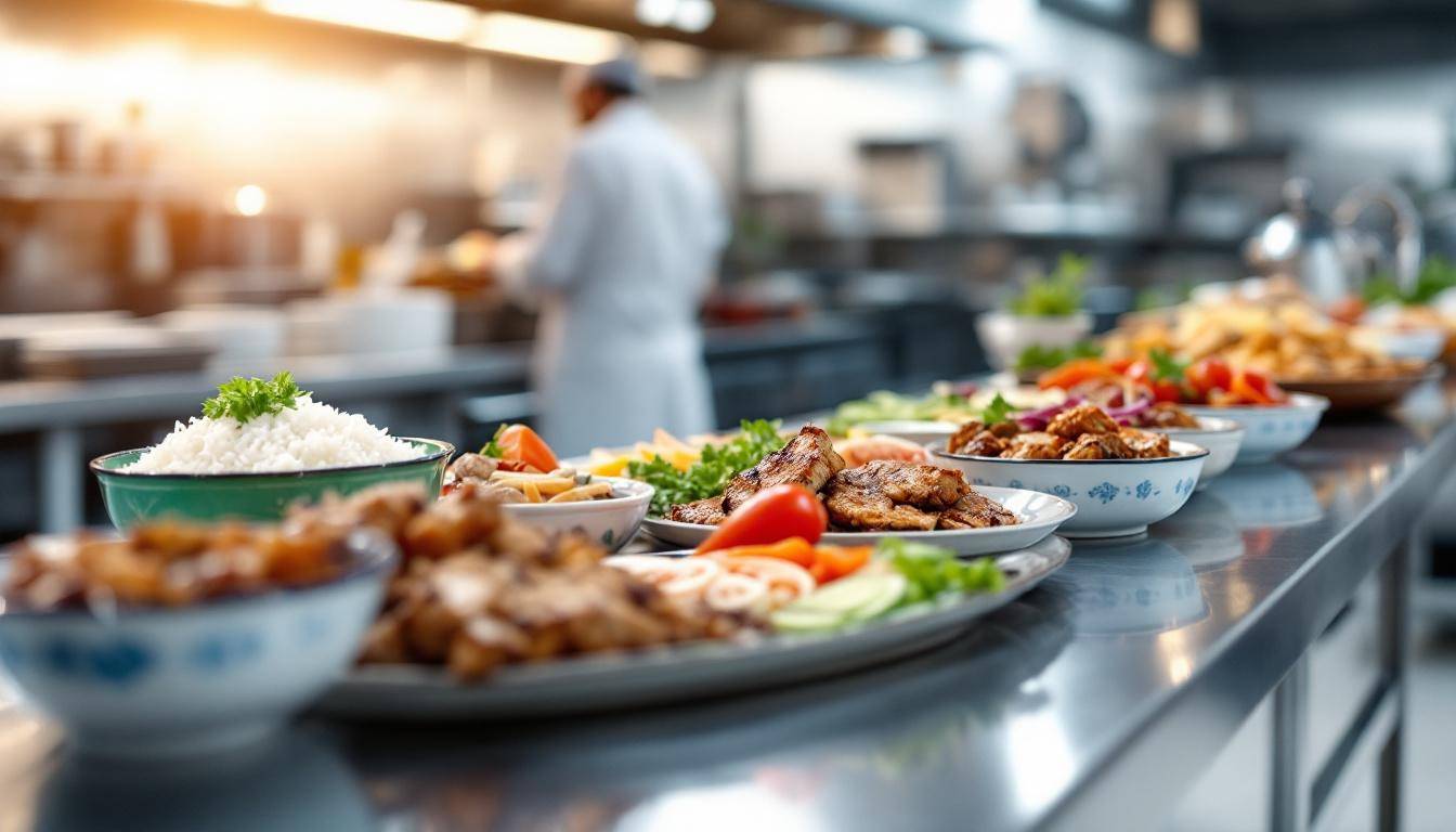 Buffet traiteur halal oriental pour mariage dans le Rhône